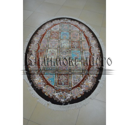 Iranian carpet Diba Carpet Farah brown-cream-blue - высокое качество по лучшей цене в Украине.